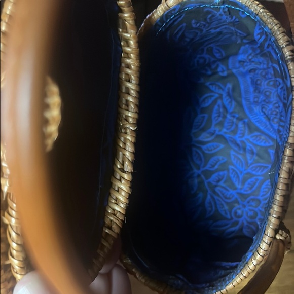 Trapeze Rattan Handbag - Picture 4 of 8